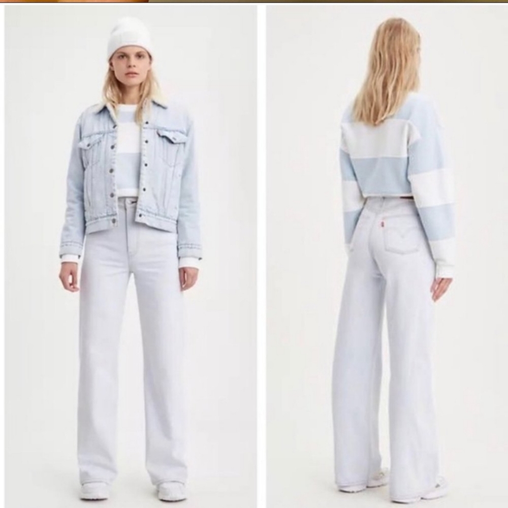 ISO Levi's Wide Leg Jeans - Picture 1 of 4